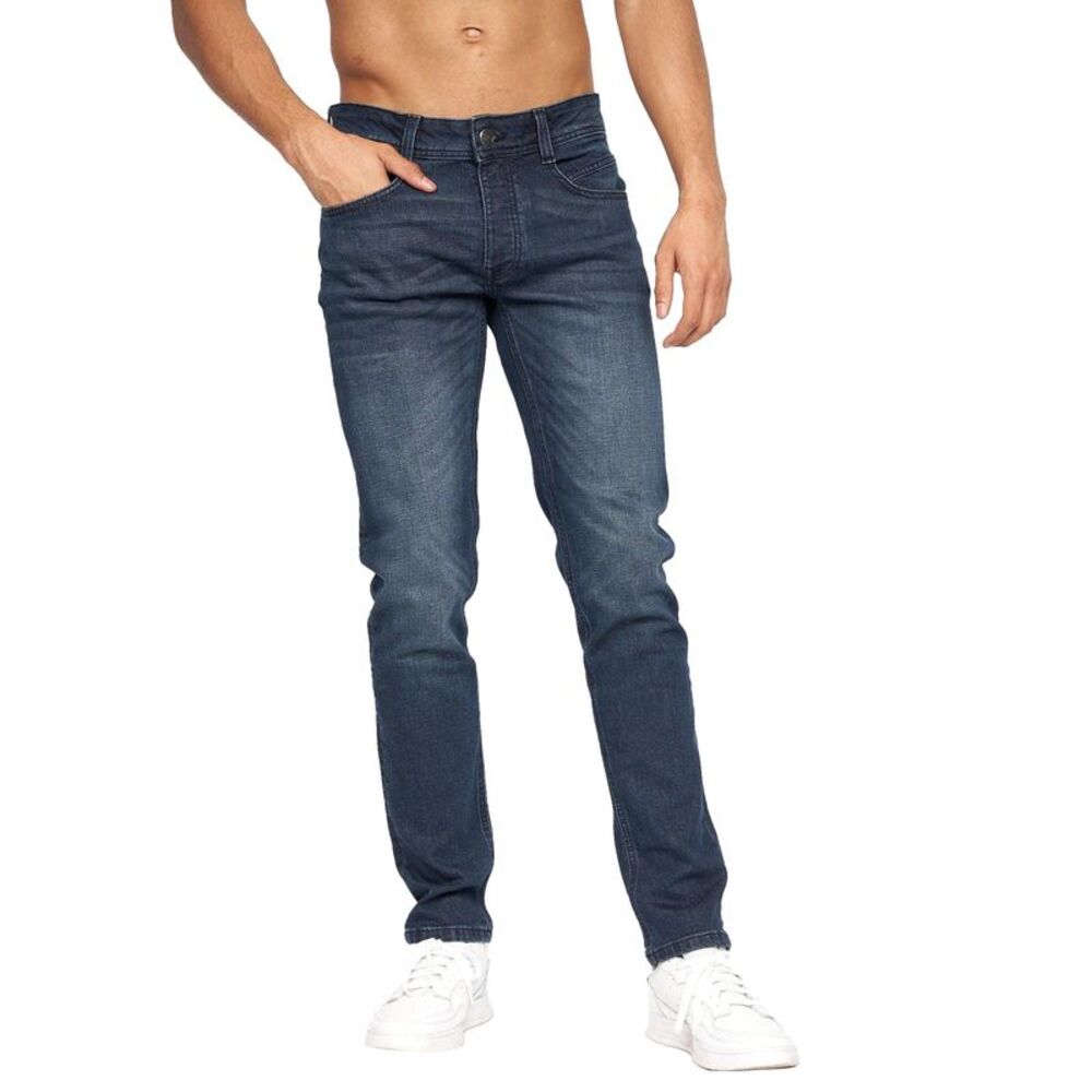 Crosshatch Mens Malcolm Slim Jeans / Dark Wash